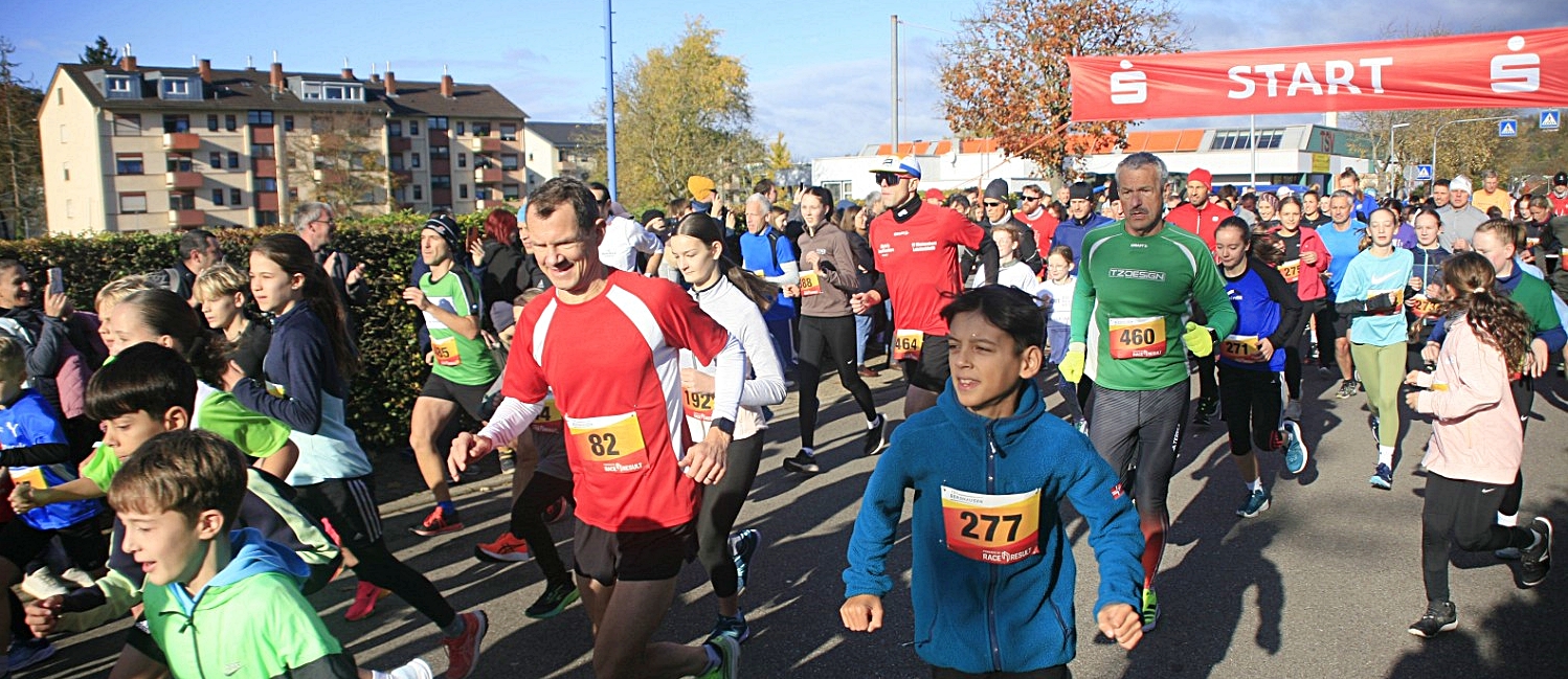 Start vom Pfinztallauf in Berghausen