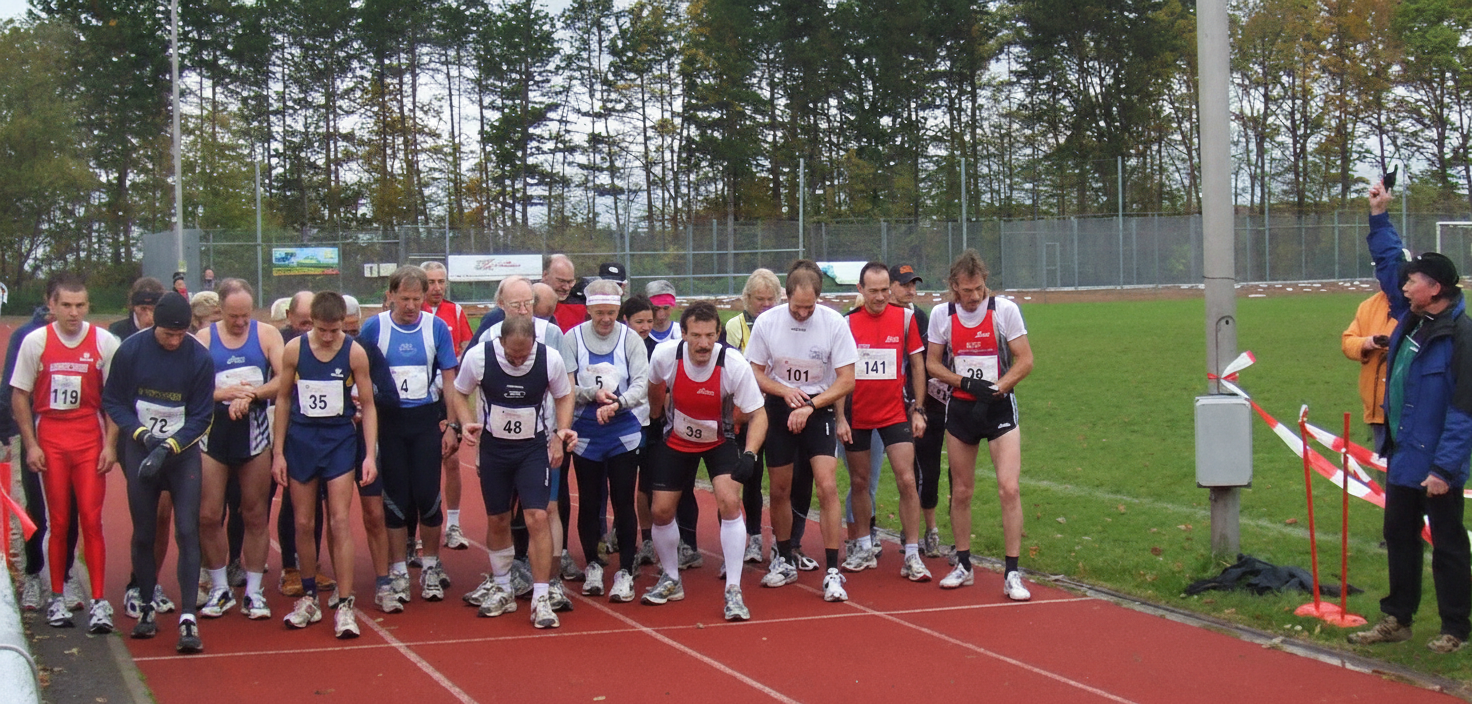 Start Waldlaufmeisterschaften in Göbrichen